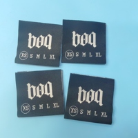 Étiquettes tissées personnalisées en polyester haute densité pour vêtements, sacs et chaussures – Logo de marque sur mesure – Vente en gros – Fournisseur d'usine