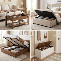Engsel Tempat Tidur Jiashida Logam Hitam, Braket Lipat Tugas Berat untuk Tempat Tidur Penyimpanan, Pabrik Furnitur