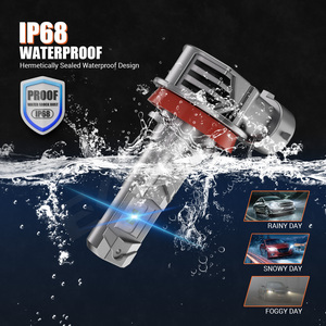 Ampoule de phare LED HB3 9005 la plus brillante 6000K Haute luminosité 12V IP68 Étanche Refroidissement par flux d'air Chevrolet Cruze Camion Universel - Product Image 6