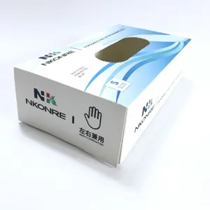 China factory hot selling PVC glovse packaging box Manufacturer wholesale disposable vinyl glovse box