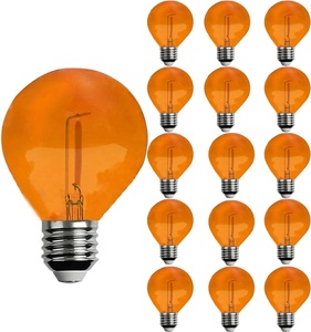 JESLED G40 rojo/verde/azul/amarillo/rosa/naranja/púrpura/blanco cálido bombilla E12 E14 <span class=keywords><strong>E26</strong></span> <span class=keywords><strong>E27</strong></span> B22 B15 Base G40 bombillas CE ETL - Product Image 2