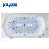 Baignoire de massage en acrylique Jakuzi au design moderne pour hôtel, baignoire intérieure relaxante
