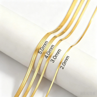 Collar de Cadena de Serpiente de Oro Sólido de 18k Personalizado de Lujo, Cadena de Espiga de Oro para Hombre y Mujer, Gargantillas y Collares Finos para Clavícula