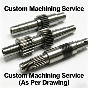 Tige d'engrenage conique usinée CNC sur mesure, chromée dure, flexible et solide, avec surface rectifiée - Product Image 1