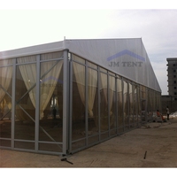 Tentes de réception de luxe transparentes à grand cadre en aluminium, tentes de réception en plein air, tentes de mariage, tentes de fête