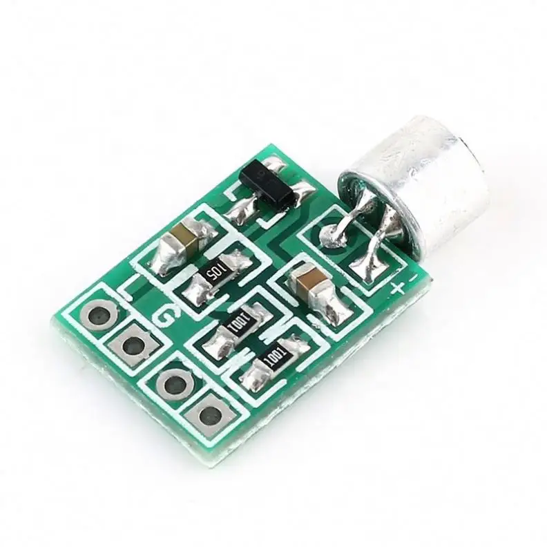 SeekEC Mini mikrofon ses amplifikatörü modülü hoparlör devre DC 2.5-9V 14x12mm Mic aksesuarları