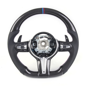 Volante deportivo de fibra de carbono BMW para F01 F06 F10 F11 F20 F21 con diseño de 3 radios - Product Image 1