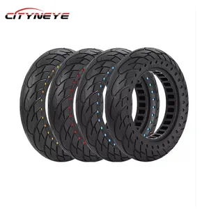 NEDONG 10x2.5 Electric Scooter Honeycomb Tubeless Rubber Solid Tyre Replacement Spare Parts For Cityneye M365/PRO City Riding