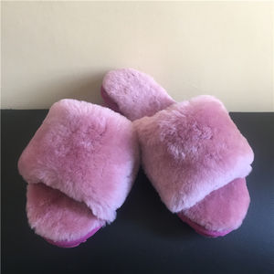 Pantuflas de Piel de Oveja con Pelo Largo y Rizado, Estilo Marni - Product Image 6