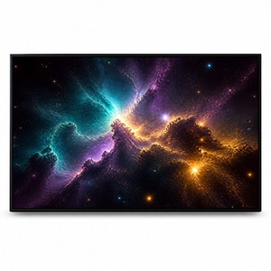 Écran de projection TELUXSEE Fresnel <span class=keywords><strong>100</strong></span> pouces ALR Tri-Chroma 8K UHD mural 3D HDR à cadre fixe UST - Product Image 1