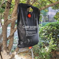 Vente chaude directe d'usine sac à eau de bain de camping en plein air 20L système de douche portable avec construction en matériau PVC durable