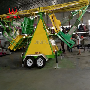 Manège de fête foraine portable, équipement de parc d'attractions, chaise volante à bascule montée <span class=keywords><strong>sur</strong></span> <span class=keywords><strong>remorque</strong></span>, manège de carnaval à <span class=keywords><strong>vendre</strong></span> - Product Image 2