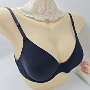 Sujetador con aros y tirantes ajustables, fino y sólido, con efecto push-up, para mujer, ODM/OEM, logotipo personalizado, venta al por mayor, uso diario ajustable. - Product Image 5