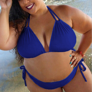 2023 Trong Kho Sexy Chất Lượng Cao Hi Cắt Rắn Màu Sắc Mặc Bikini Phụ Nữ Đơn Giản Hai Mảnh Áo Tắm Đồ Bơi Đồ Bơi Beachwear Bikini - Product Image 2