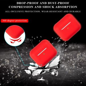 Dropshipping Étui de protection en silicone pour écouteurs sans fil pour <span class=keywords><strong>AirPods</strong></span> <span class=keywords><strong>3</strong></span> (gris) - Product Image 6