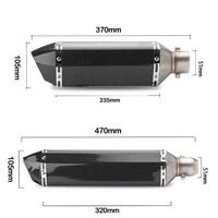 Accessoires de modification de moto de haute qualité Les tuyaux d'échappement sont disponibles dans une variété de tailles et de couleurs