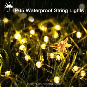 Guirlande lumineuse solaire LED KAXLED, indice de protection IP44, options de longueur 3m/5m/10m/20m pour les décorations de Noël et de vacances - Product Image 2