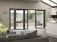 Slove Petit Espace Fenêtre Pliante En Aluminium Style Chinois Horizontal Verre Insonorisé Persienne Villas