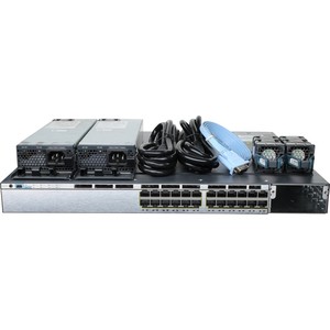 Commutateur PoE+ 24 ports 1 GbE 435 W WS-<span class=keywords><strong>C3750X</strong></span>-<span class=keywords><strong>24P</strong></span>-<span class=keywords><strong>L</strong></span>, neuf et original - Product Image 1
