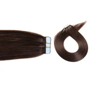 Long-lasting quality #2 colour 100g 18" inch tape on hair extension human hair extension