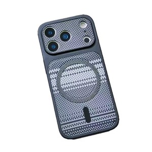 เคสโทรศัพท์มือถือเนื้อคาร์บอนไฟเบอร์แม่เหล็กคุณภาพสูงสำหรับ iPhone 17 Pro Max 17 Air 16 PLUS เคสหนังกันกระแทกด้านหลัง - Product Image 6