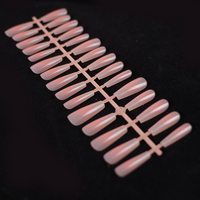 Lot de faux ongles en ABS acrylique, formes personnalisées, logo et couleur personnalisables, 10 ou 30 pièces, vente en gros