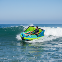 Jouets flottants tractables pour sports nautiques, tube gonflable de remorquage, bateau-tube, tube aquatique tractable, tube aquatique gonflable à rouler
