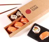 Carton recyclé de luxe personnalisé à emporter emballage alimentaire boîte en carton imprimé avec feuille UV finition mate restauration déjeuner repas boîte