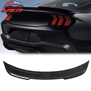 Fits for Mustang Coupe 2024-2026 <b>DECK</b> Style Trunk Spoiler Carbon Fiber Print - Product Image 1
