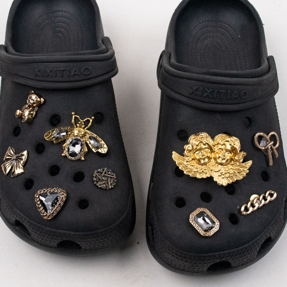 26 Breloques Strass Pour Chaussures - Déco DIY Pour Sabots Et Sandales, Formes Variées