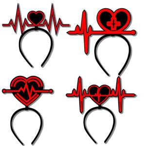 Serre-têtes Cœur Battant d'Halloween pour Enfants et Adultes, Garçons et Filles - Product Image 2