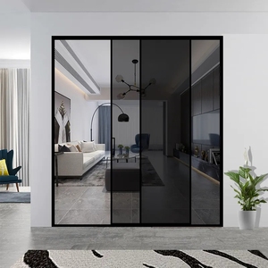 Cử<span class=keywords><strong>a</strong></span> trượt cách nhiệt đơn hoặc hai lớp với khung hợp kim nhôm hẹp để sử dụng nội thất trong các thiết lập ngoài trời - Product Image 3