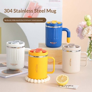 2026 New 304 <b>Stainless</b> <b>Steel</b> Mug High Appearance Portable Water <b>Cup</b> with Handle for Office Direct Drinking - Product Image 1