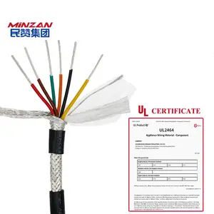 2464 vw-1 5Core 6Core 8Core 2464 vw-1 5C 6C 8C awg awm singal control shielded cable 10awg 12awg 14awg 16awg 18awg