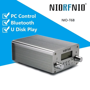 Émetteur radio <span class=keywords><strong>FM</strong></span> NIO-T6B 6W avec contrôle par PC, son stéréo HiFi de qualité supérieure - Product Image 1