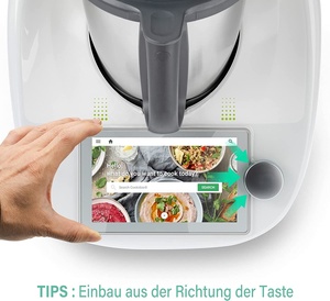 Protecteur d'écran de réservoir compatible avec le thermomixeur Vor-werk TM6 Scratch Durable, Clear Touch Function Protective Film Hybrid - Product Image 2