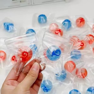 Mini-balle anti-stress ronde transparente bleue Squishy Tabas, jouet sensoriel pour enfant, cadeau de vacances, boîte surprise - Product Image 6
