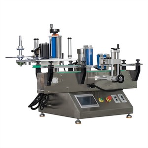 Máquina Etiquetadora Eléctrica Semiautomática para Botellas de Agua, Barriles y Latas con Pantalla Táctil, Aplicación de Etiquetas de Papel de Alta Precisión - Product Image 1