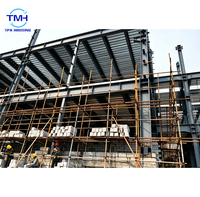 Usine industrielle préfabriquée à faible coût en structure métallique, atelier de traitement des métaux à plusieurs niveaux, entrepôt de stockage, érection rapide