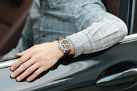 Montre pour homme, style business de luxe, bracelet en cuir automatique, phase lunaire, acier inoxydable de haute qualité, montre mécanique à bracelet