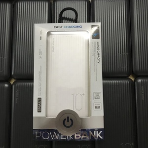 Caricabatterie portatile da <span class=keywords><strong>10000</strong></span> <span class=keywords><strong>Mah</strong></span> Power Bank Display a LED Power Bank ultra sottile nero - Product Image 3