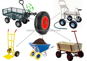 ホイールホイールタイヤ10 12 13 14 16インチボールベアリング穿刺プネマティックラバーホイールタイヤ手押し工具用カートホイール手押し車 - Product Image 5