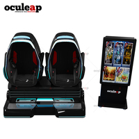 Personnalisation de théâtres 3D 5D, Nouveau jeu d'arcade VR 2027, Aire de jeux intérieure de réalité virtuelle, Simulateur de montagnes russes, Machine de jeu 9D