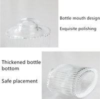 Bouteille de diffuseur de parfum de style nouveau 100ml 200ml bouteille en verre d'huile bouteille de parfum