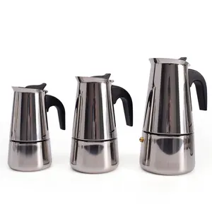 Stovetop — machine à café en acier inoxydable, casserole à Induction complète, pour toutes les Types de éviers