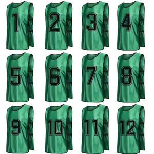 Custom Logo Blanks Voetbal Training Vest Voetbal Pinnies Goedkope Voetbalvest Mesh Voetbalvest Voetbal Bibs - Product Image 3