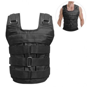 Gilet lesté réglable en tissu Oxford imperméable pour l'extérieur, capacité 1,0-50 kg, fermeture éclair, épaulettes rembourrées - Product Image 1