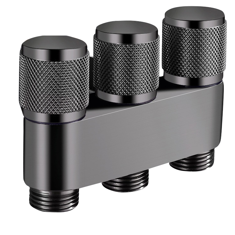 Copper Triangle Valve 304 Stainless Steel Hot And Cold Water Angle Valve Toilet Angle Valve 4 Points Universal Water Heater Angle Valve