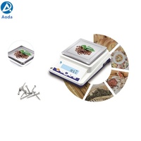 Balance analytique électronique de laboratoire Aoda AD310-1B 310g 0,1g avec écran LCD blanc, répétabilité 0,2mg, calibrage automatique