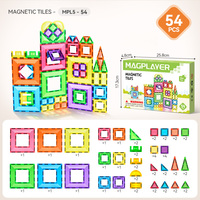 Magplayer 3.75 7.5 15cm Portal Pack, Bloques Magnéticos Encajables para Niños, Juguetes de Construcción Coloridos, Regalo Portal